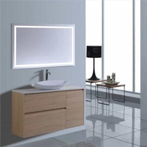 Caliber 1200 Oak Vanity - Wall Hung Vanity | Bathroom Vanity | Bathroom Cabinet