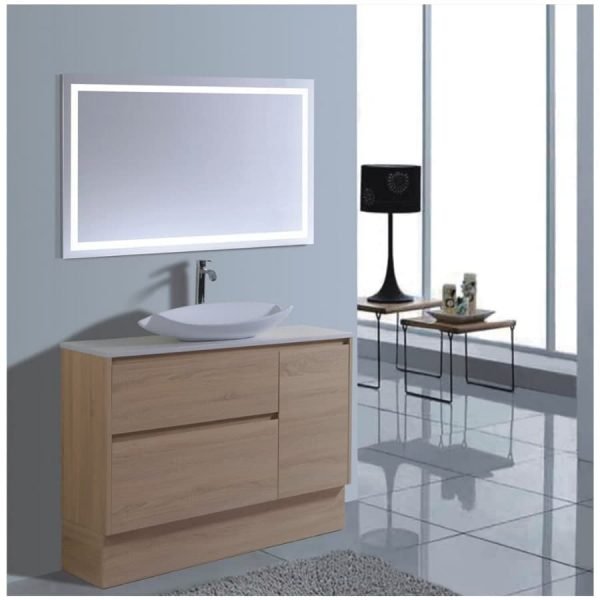Caliber 1200 Oak – Freestanding Vanity- Bathroom Vanity Unit | Bathroom Cabinet