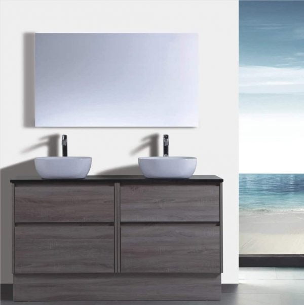 Caliber 1500 Wenge – Freestanding Vanity- Bathroom Vanity Unit | Bathroom Cabinet
