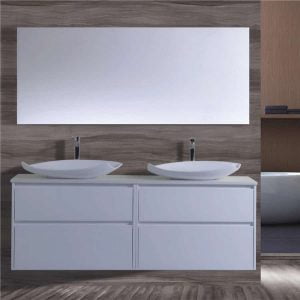 Caliber 1800 White - Wall Hung Vanity | Bathroom Vanity | Bathroom Cabinet