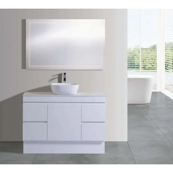 Reflex 1200 White – Freestanding Vanity- Bathroom Vanity Unit | Bathroom Cabinet