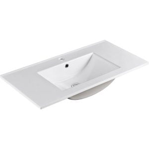 Slate 900 Intergrated Ceramic Top - Inset Basin - Vanity Tops | Vanity Tops Only | Bathroom Basins
