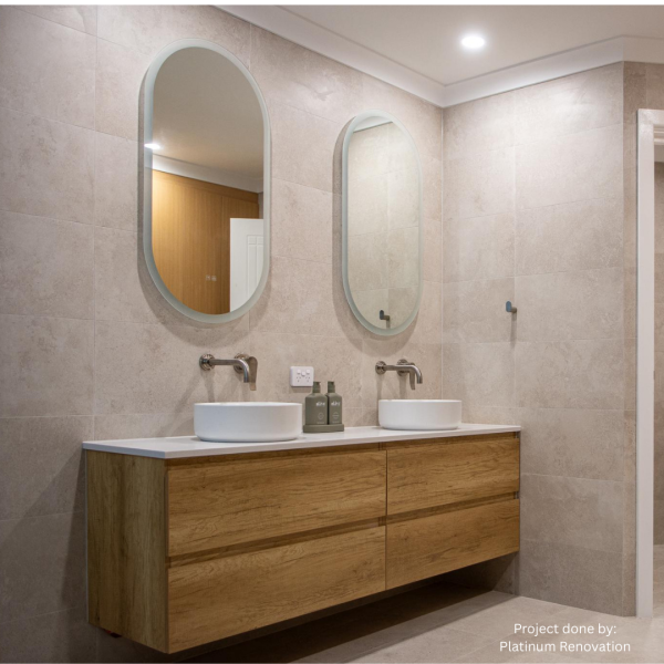 Edge 1800 Wall Hung Vanity - Bamboo Oak - Image 3