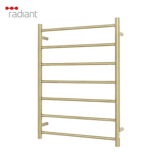 Radiant 600 x 800mm Heated Towel Rail – 7 Bar Ladder Style - Image 5