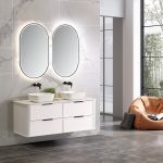 Darlington 1800 Wall Hung Vanity - Matte White - Image 2