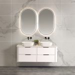 Darlington 1800 Wall Hung Vanity - Matte White