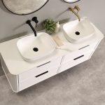 Darlington 1800 Wall Hung Vanity - Matte White - Image 3