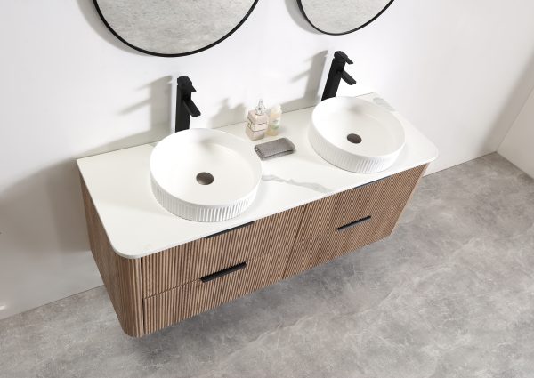 Kayla 1500 Wall Hung Vanity - Tas Oak - Image 3